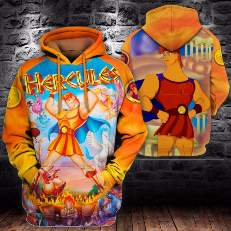 Buildercar - Hercules Orange 3d Hoodie