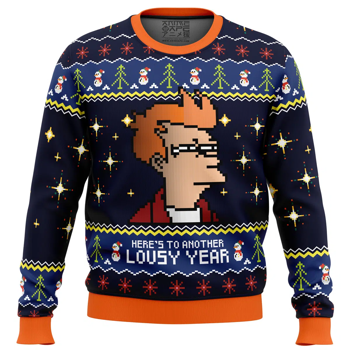 Buildercar - Here's to another LOUSY YEAR Ugly Christmas Sweater