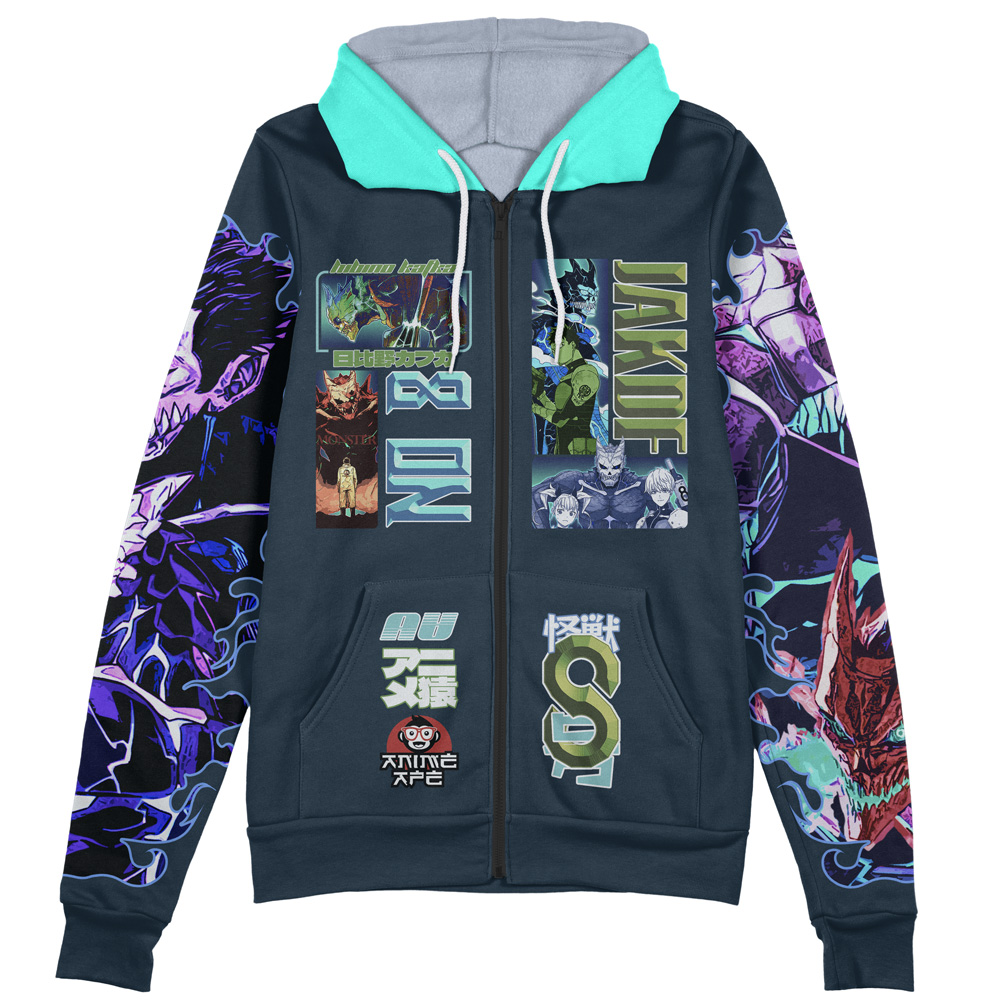 Buildercar - Hibino Kafka Kaiju No. 8 Streetwear Zip Hoodie Jacket - Image 2