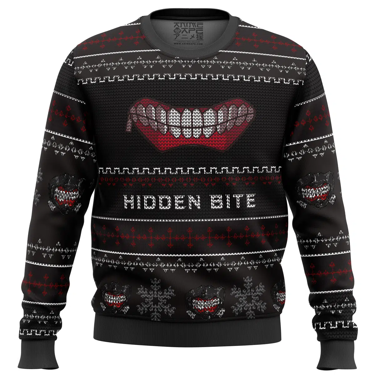 Buildercar - Hidden Bite Tokyo Ghoul Ugly Christmas Sweater