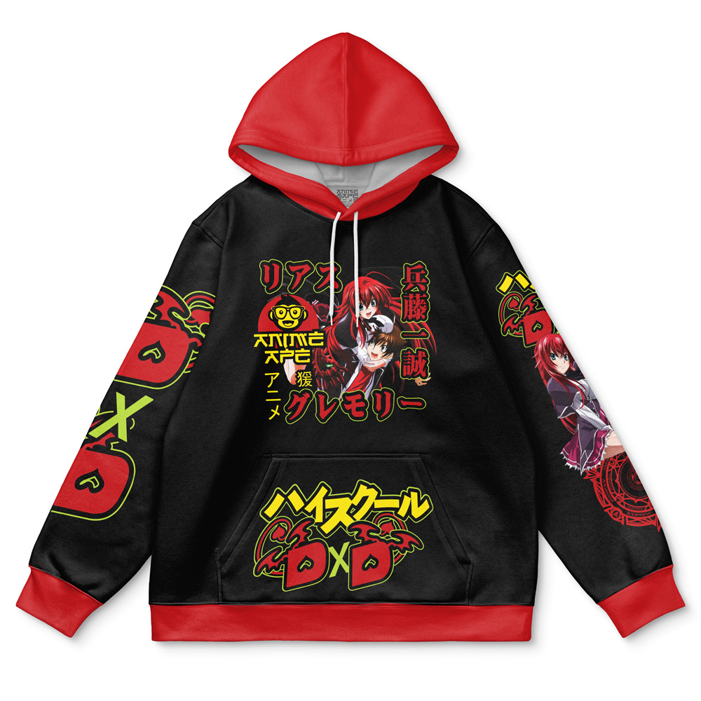 Buildercar - High School DXD Streetwear Hoodie - Image 2