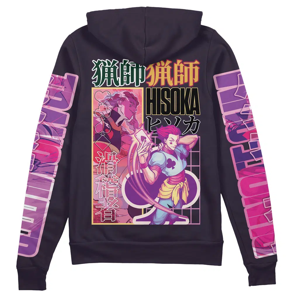 Buildercar - Hisoka Hunter x Hunter Streetwear Zip Hoodie Jacket