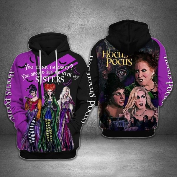 Buildercar - Hocus Pocus Halloween Movies 2k540 Lover Gift ,hocus Pocus All Over Print 3d Hoodie 638