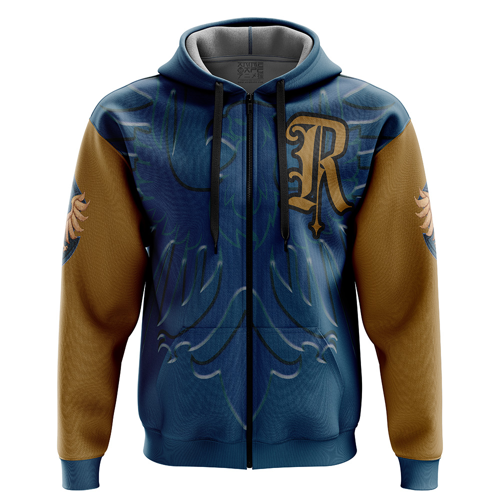 Buildercar - Hogwarts Legacy Ravenclaw Harry Potter Zip Hoodie Jacket