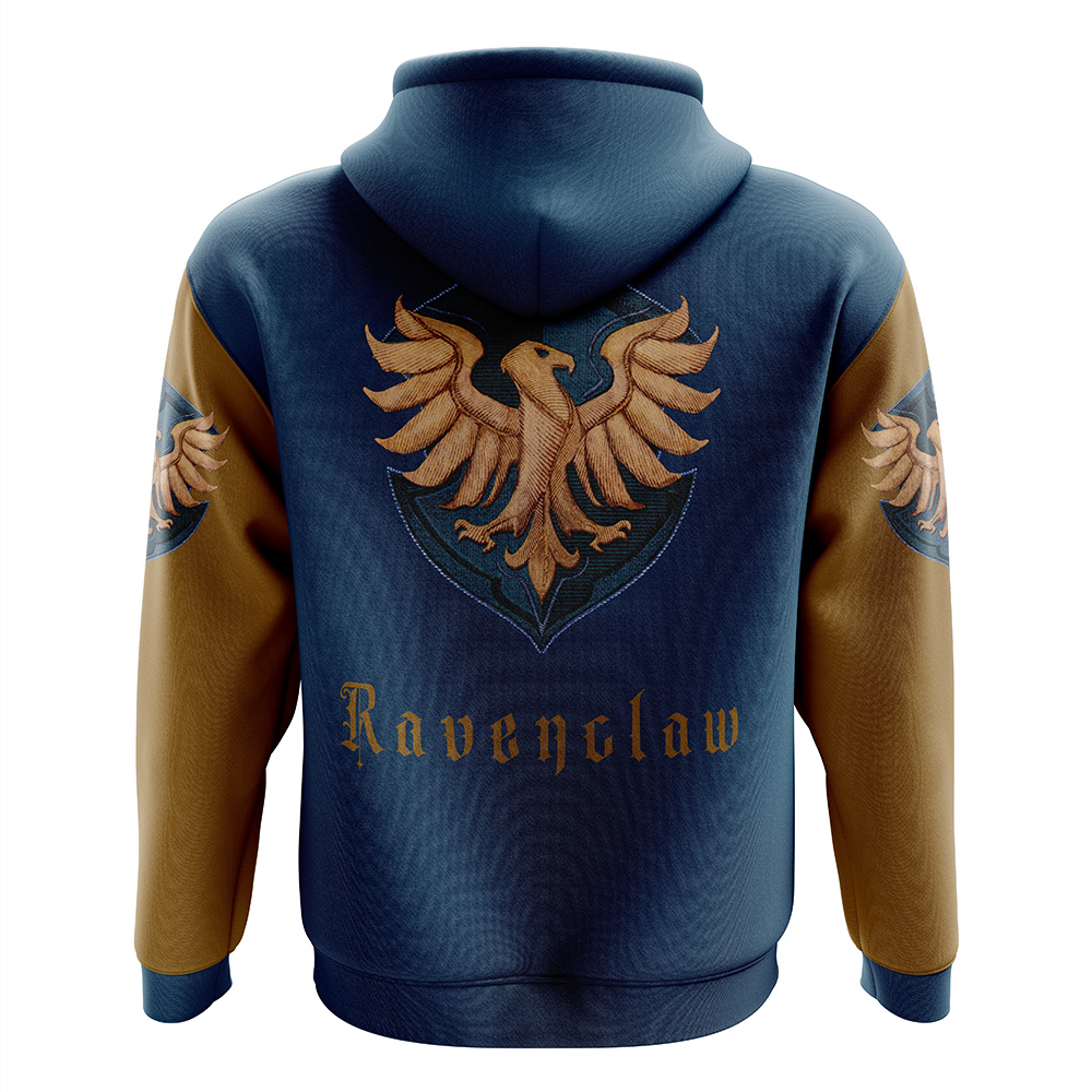 Buildercar - Hogwarts Legacy Ravenclaw Harry Potter Zip Hoodie Jacket - Image 2