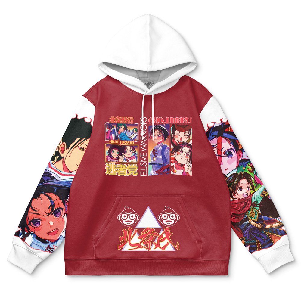 Buildercar - Hojo Tokiyuki The Elusive Samurai Streetwear Hoodie - Image 2