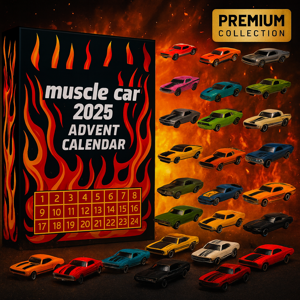 Buildercar - Hot Wheels Car Advent Calendar 2025 -2D Acrylic