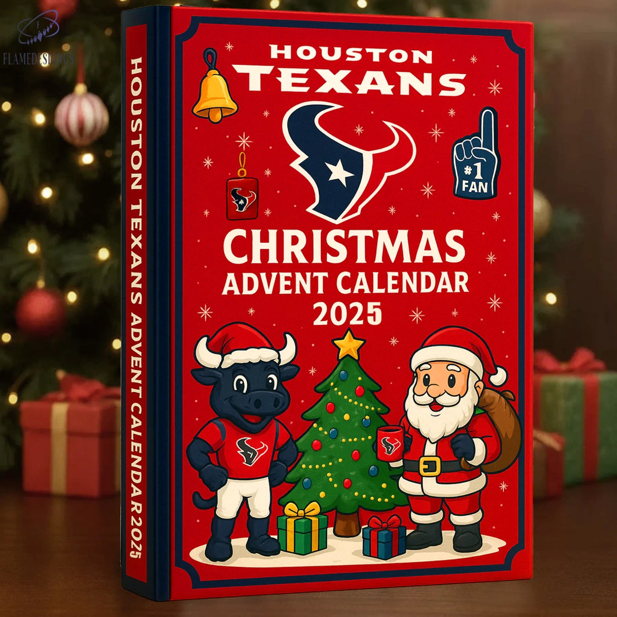 Buildercar - Houston Texans Christmas Advent Calendar 2025 -2D Acrylic