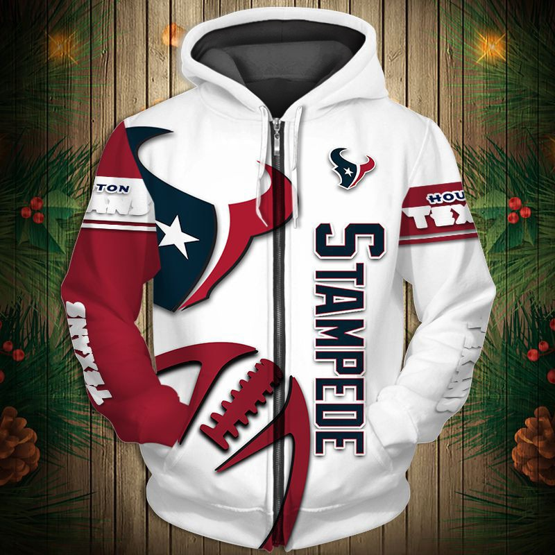 Buildercar - Houston Texans Hoodie Unisex NFL Pullover Hoodie for Football Fans hm10112546