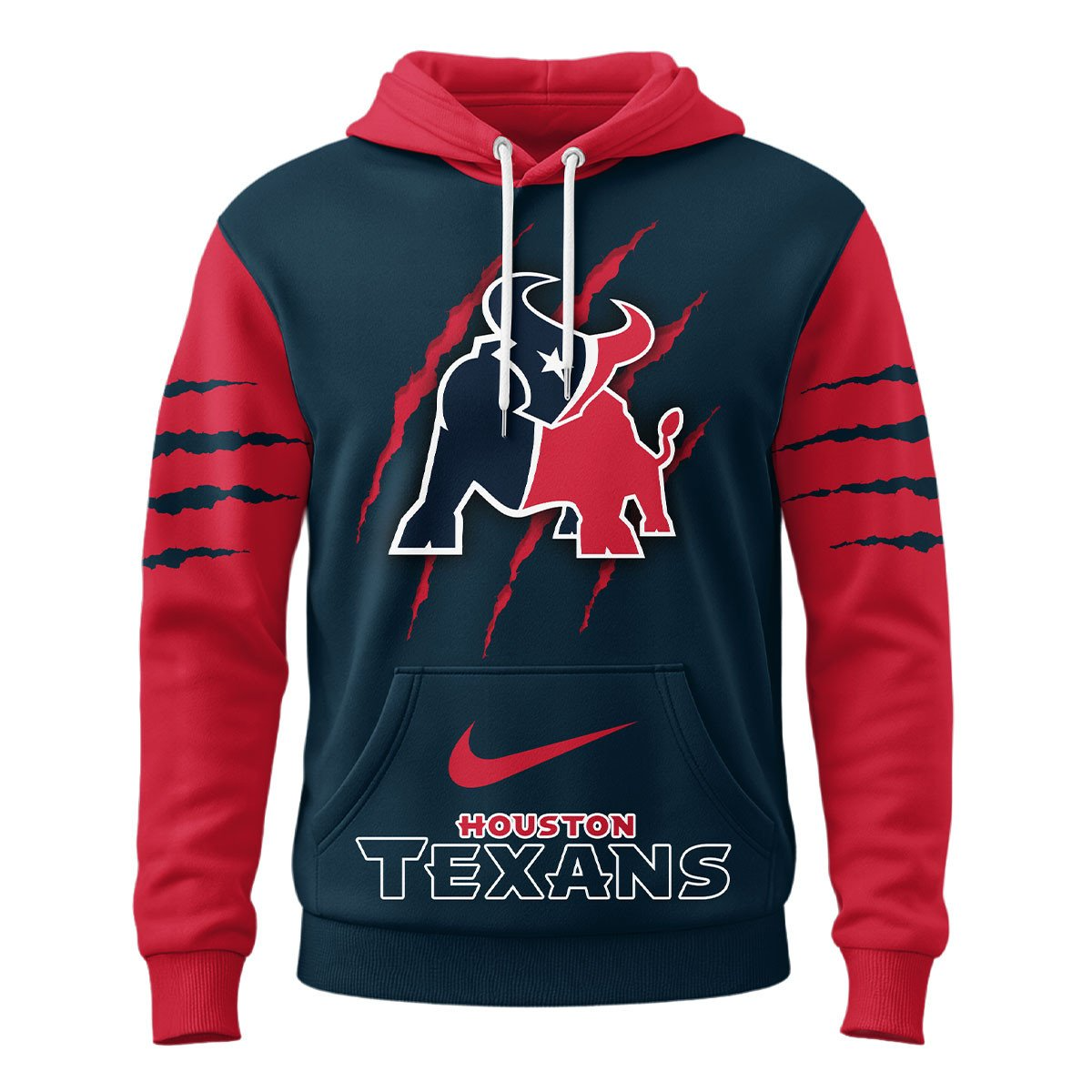 Buildercar - Houston Texans Premium NFL Fan Pride Claw Hoodie