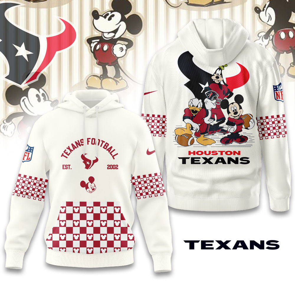 Buildercar - Houston Texans | Premium NFL Game Day Disney Hoodie