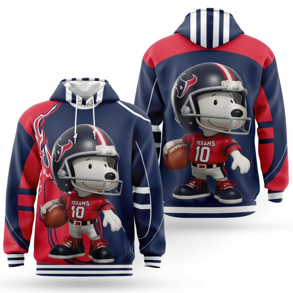 Buildercar - Houston Texans Premium NFL x Snoopy Hoodie