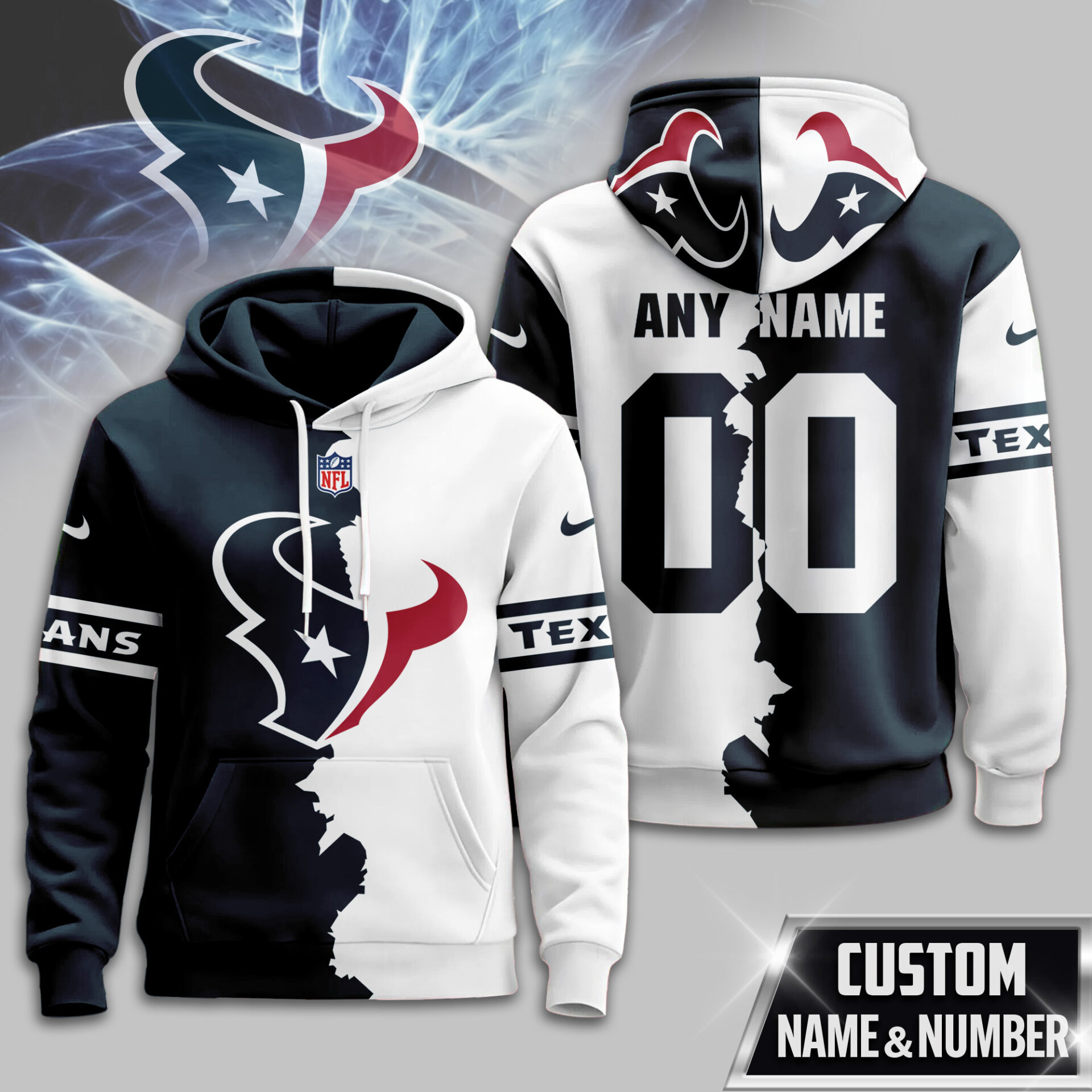 Buildercar - Houston Texans | Premium Victory Split Hoodie
