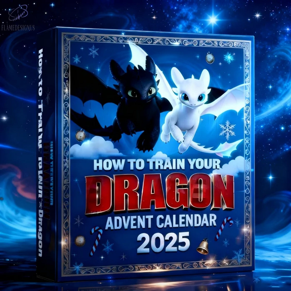 Buildercar - How To Train Your Dragon Advent Calendar 2025 -2D Acrylic