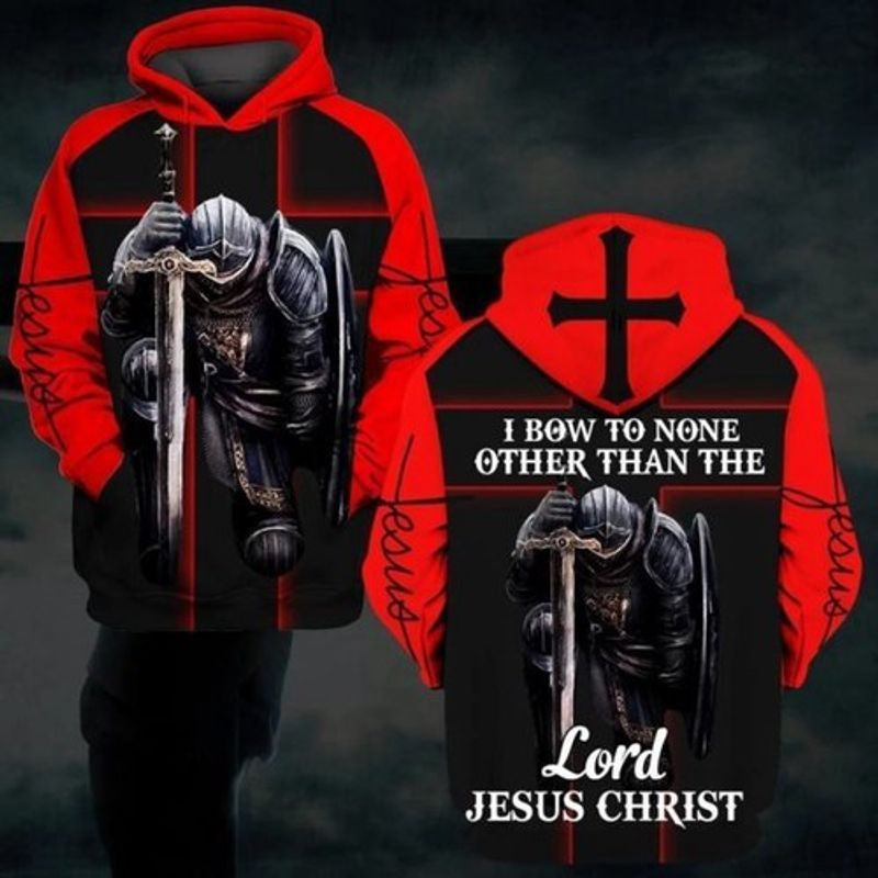 Buildercar - I Bow A None Other Than The Lord Jesus Christ All Over Printing 3d Hoodie