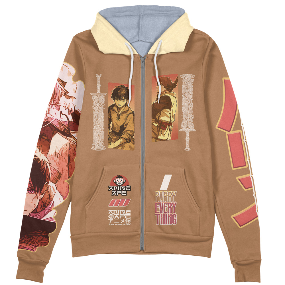 Buildercar - I Parry Everything Streetwear Zip Hoodie Jacket - Image 2