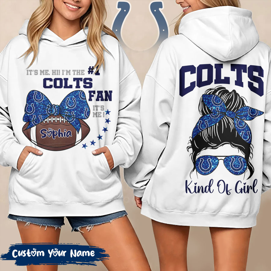 Buildercar - Indianapolis Colts Premium NFL KIndianapolis Colts Of Girl Hoodie