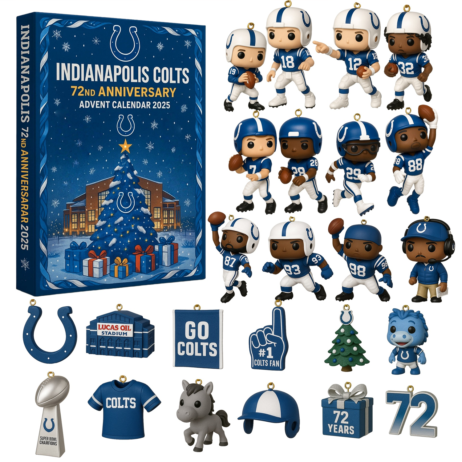 Buildercar - Indianapolis Colts x NFL Anniversary Advent Calendar  