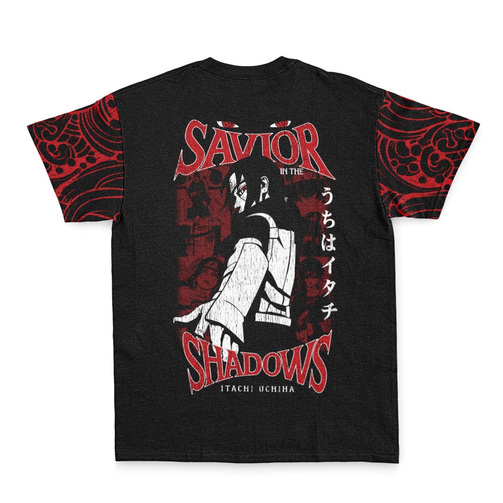 Buildercar - Itachi Uchiha Savior In The Shadows Shippuden Streetwear T-Shirt