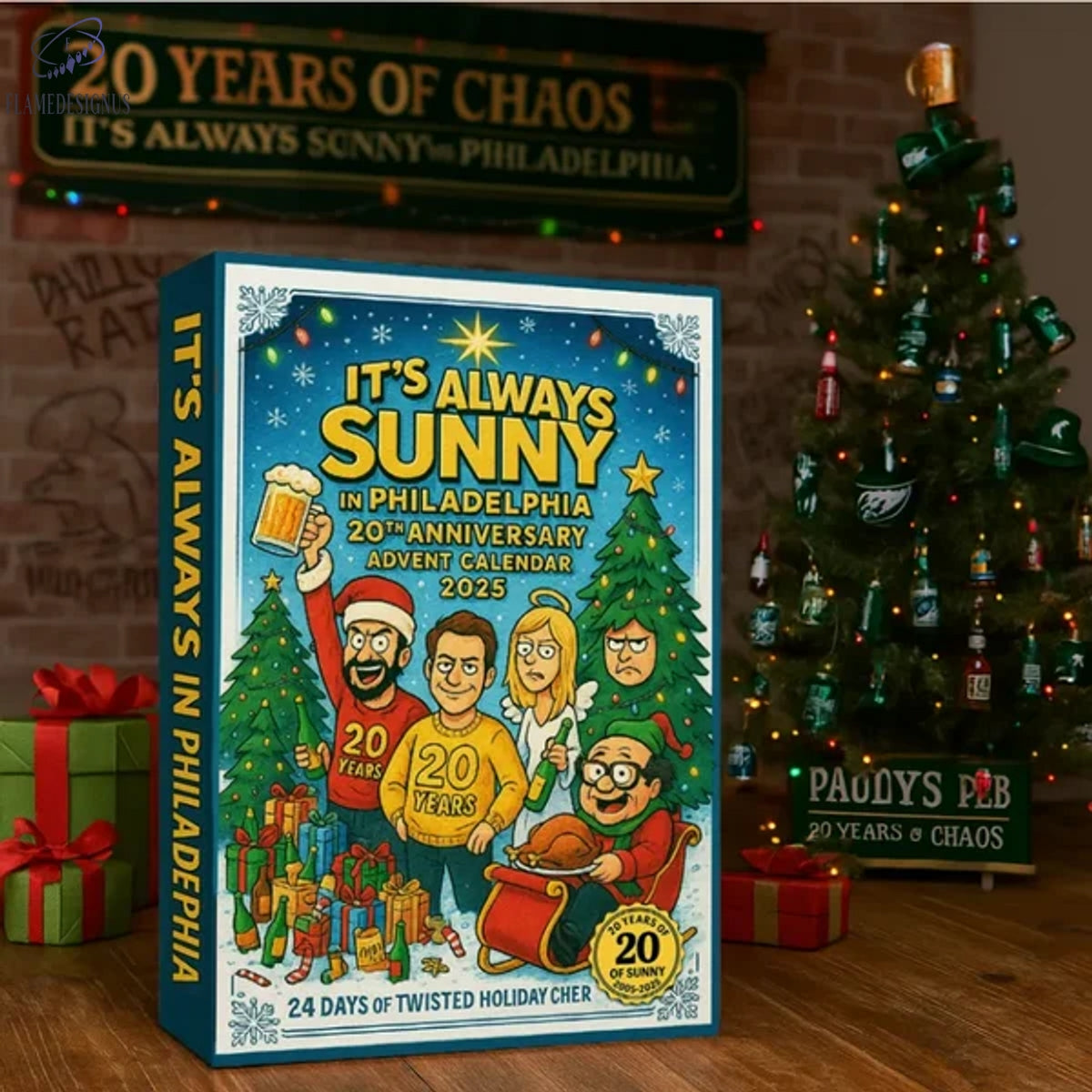 Buildercar - Its Always Sunny In Philadelphia 20th Anniversary Advent Calendar 2025 -2D Acrylic