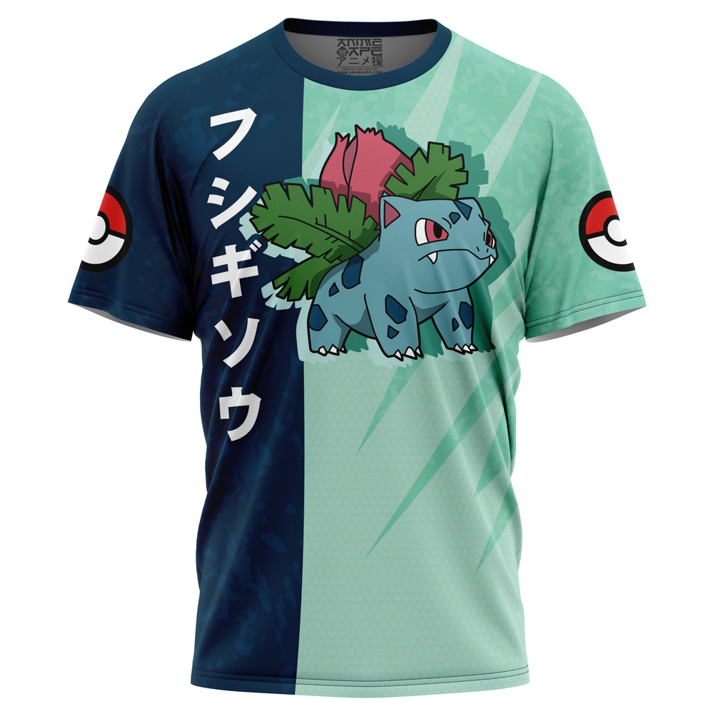 Buildercar - Ivysaur Attack Pokemon T-Shirt