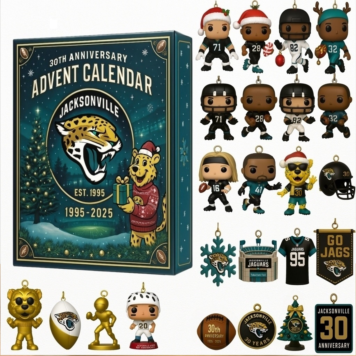 Buildercar - Jacksonville Jaguars x NFL Anniversary Advent Calendar  