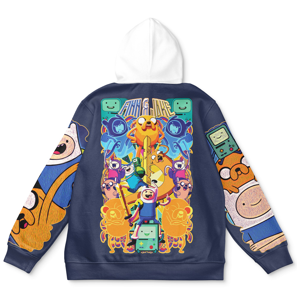 Buildercar - Jake the Dog and Finn the Human Adventure Time Streetwear Hoodie