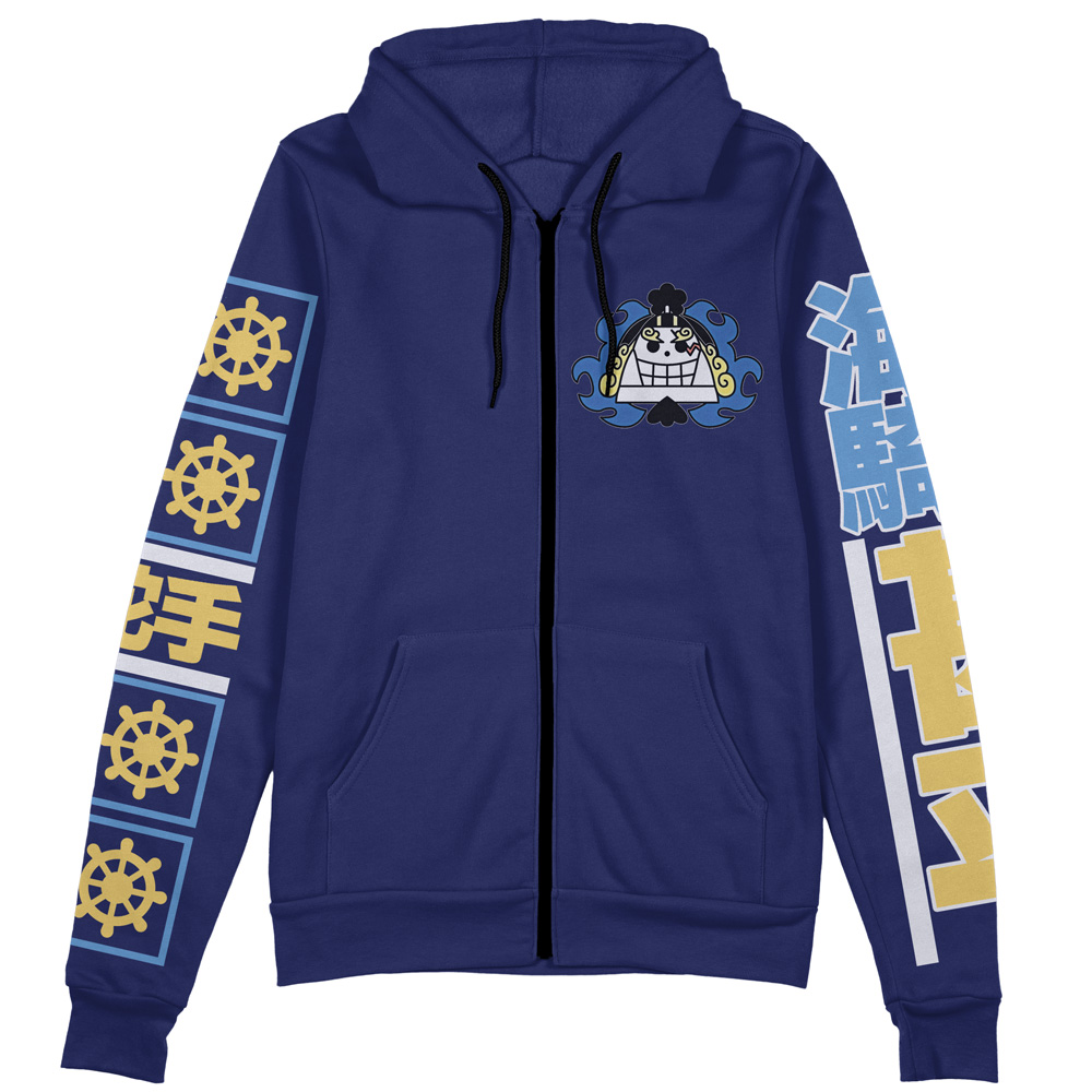 Buildercar - Jinbei One Piece Streetwear Zip Hoodie Jacket - Image 2