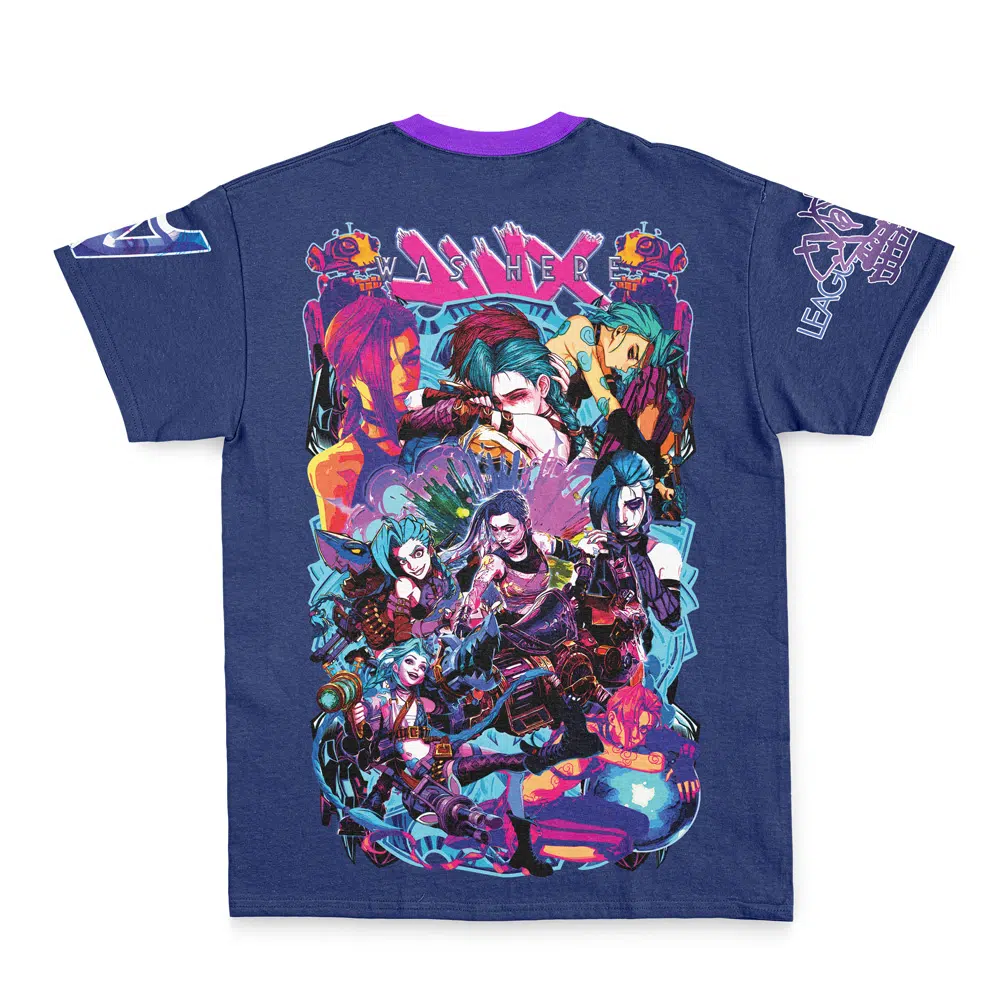 Buildercar - Jinx Arcane League of Legends Streetwear T-Shirt