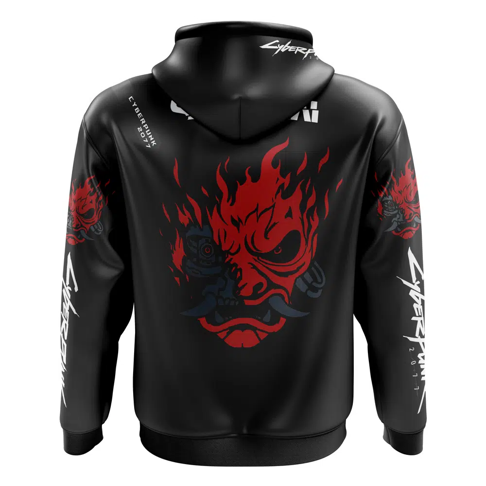 Buildercar - Johnny Silverhand Cyberpunk 2077 Zip Hoodie Jacket - Image 2