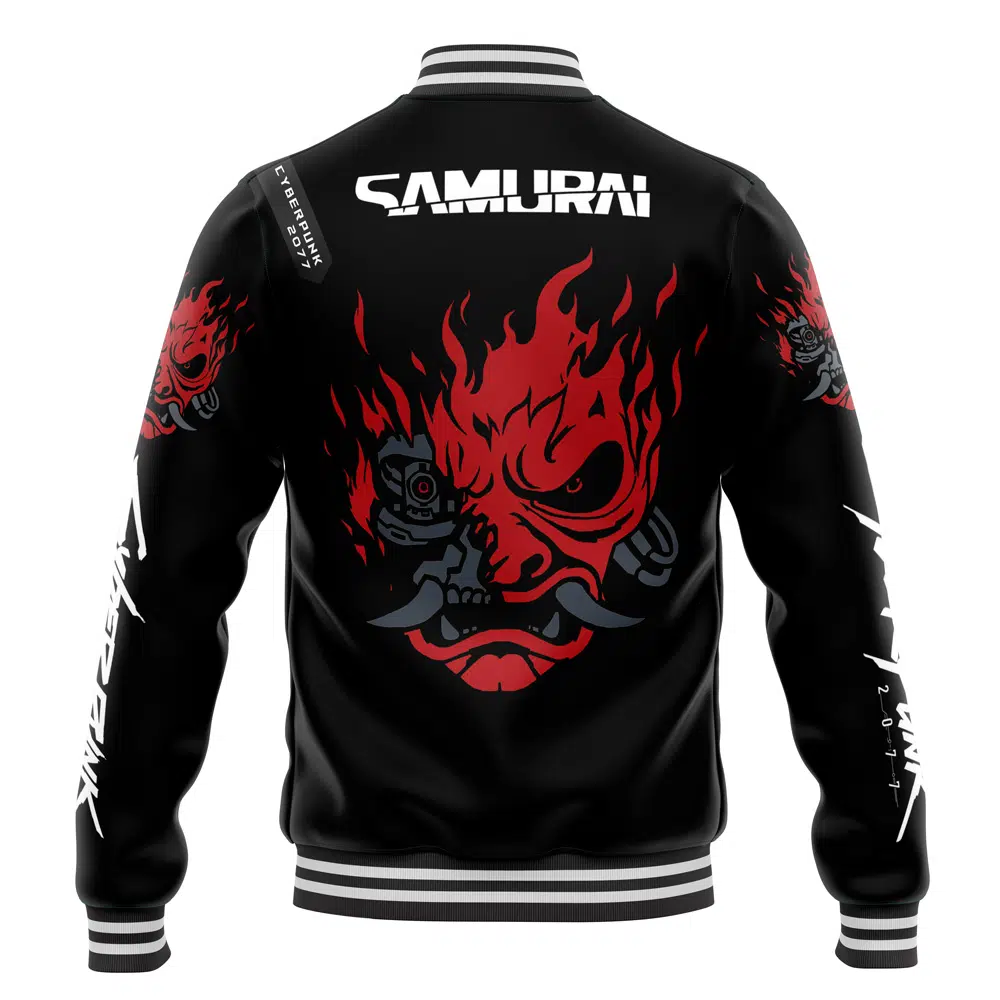 Buildercar - Johnny Silverhand Cyberpunk 2077 Varsity Jacket