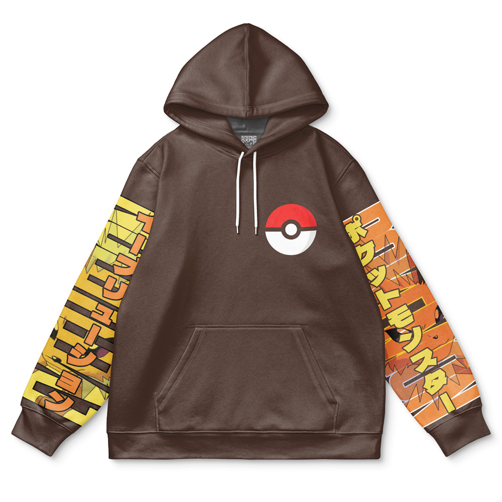 Buildercar - Jolteon Pokemon Streetwear Hoodie - Image 2
