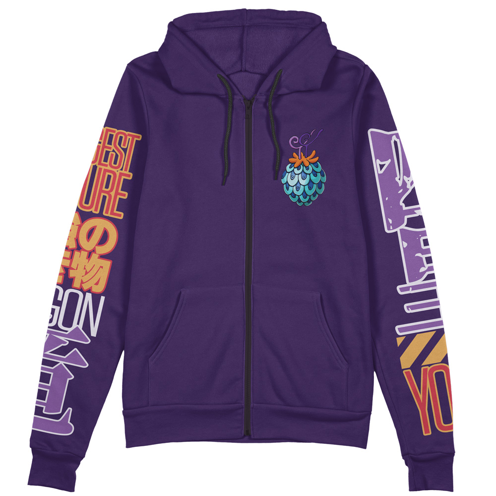 Buildercar - Kaido V2 One Piece Streetwear Zip Hoodie Jacket - Image 2