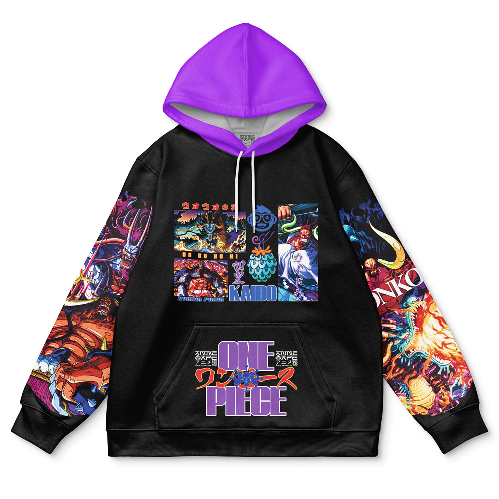 Buildercar - Kaido V3 One Piece Streetwear Hoodie - Image 2