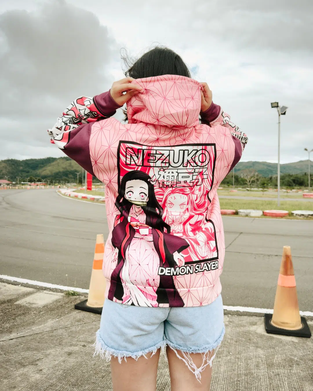 Buildercar - Kamado Nezuko Haori Demon Slayer Streetwear Hoodie - Image 4