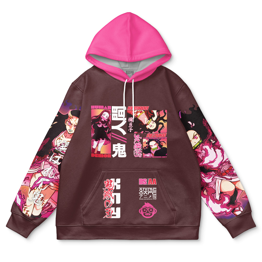 Buildercar - Kamado Nezuko V2 Demon Slayer Streetwear Hoodie - Image 2