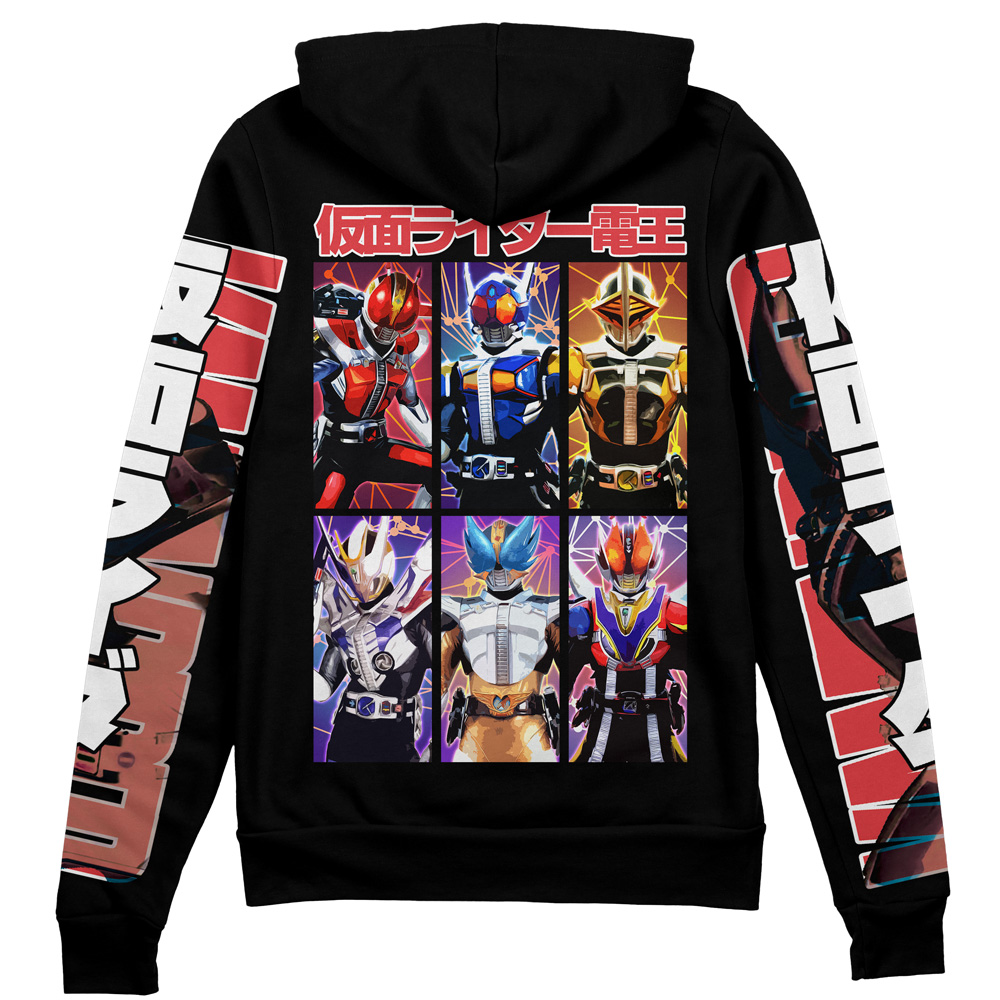 Buildercar - Kamen Rider Den-O Streetwear Zip Hoodie Jacket