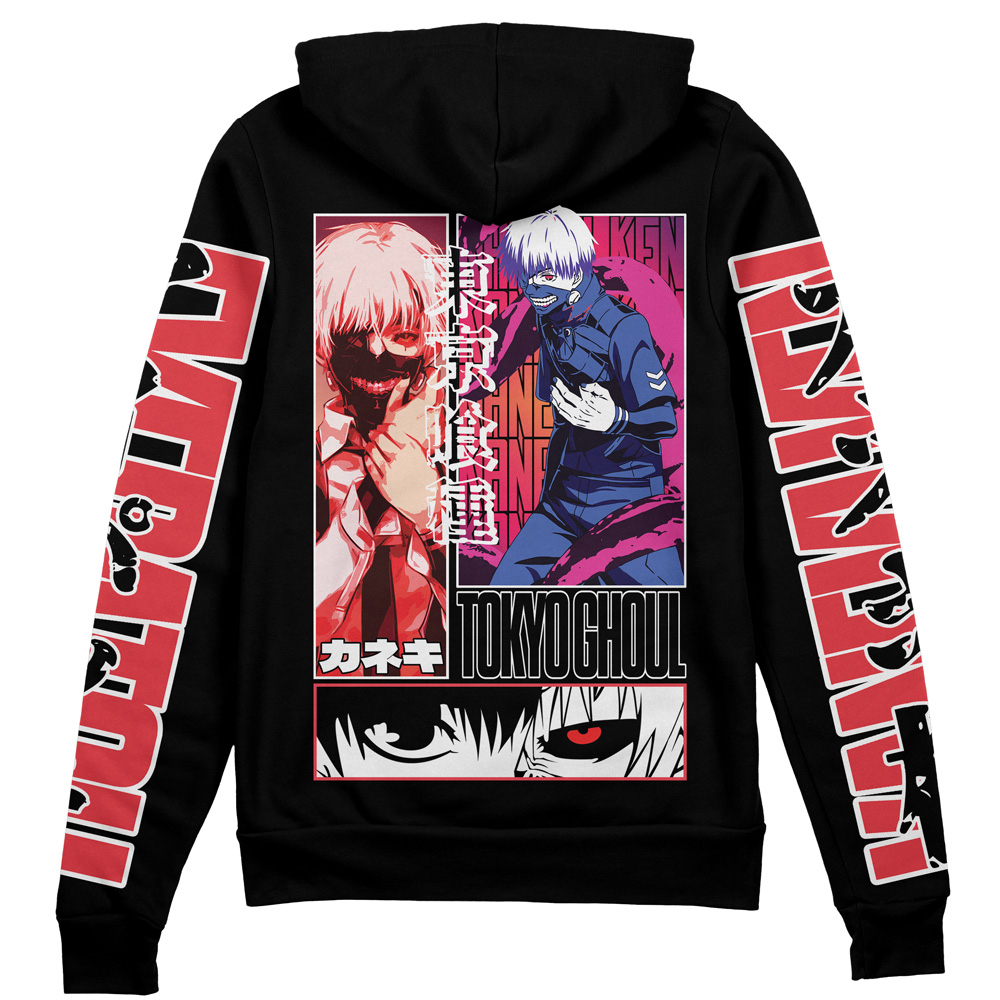 Buildercar - Kaneki Ken Tokyo Ghoul Streetwear Zip Hoodie Jacket