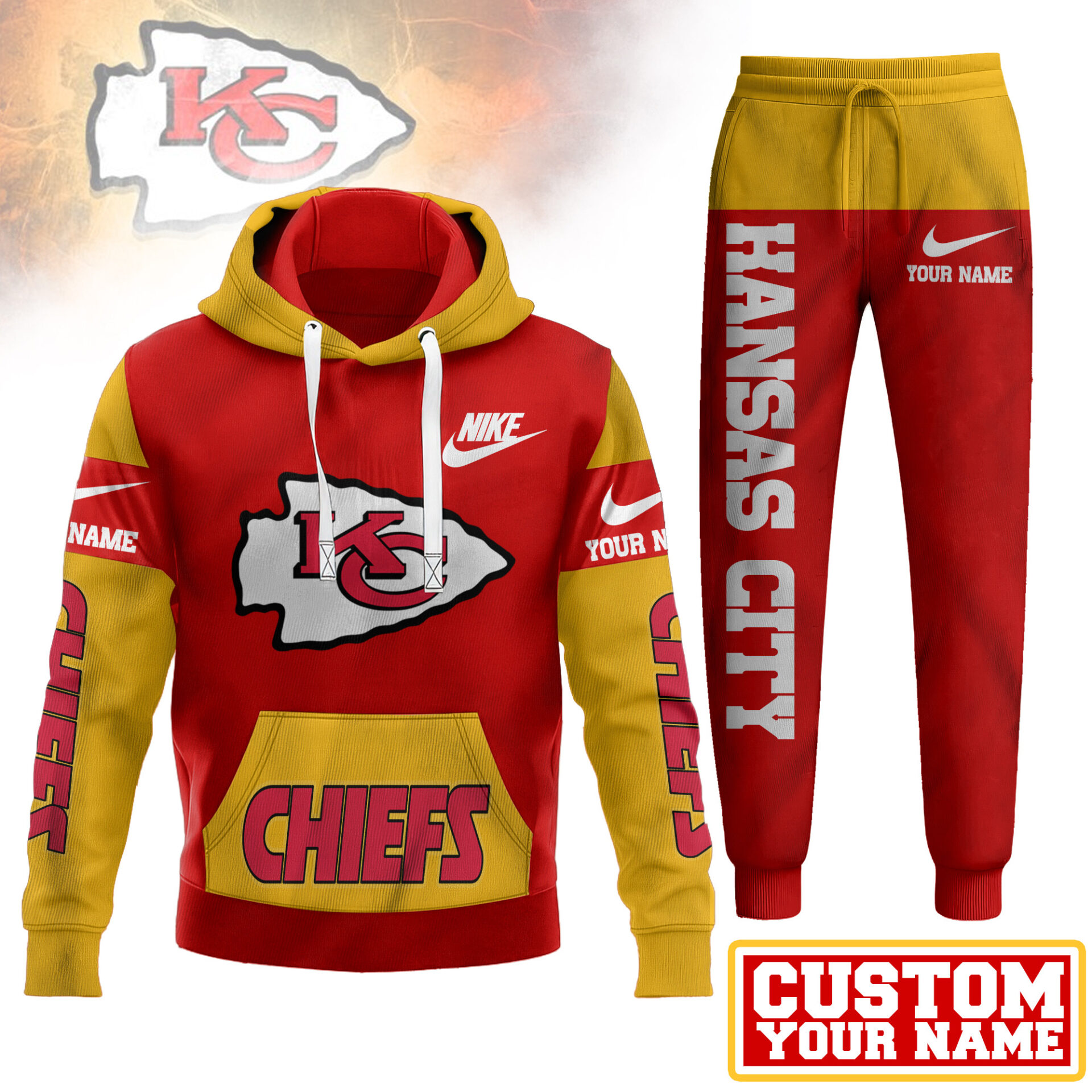 Buildercar - Kansas City Chiefs | Premium Hoodie & Pants Set 