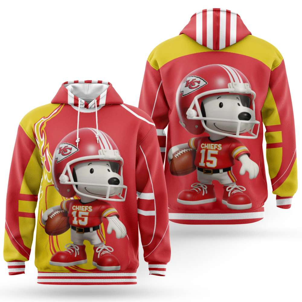 Buildercar - Kansas City Chiefs Premium NFL x Snoopy Hoodie