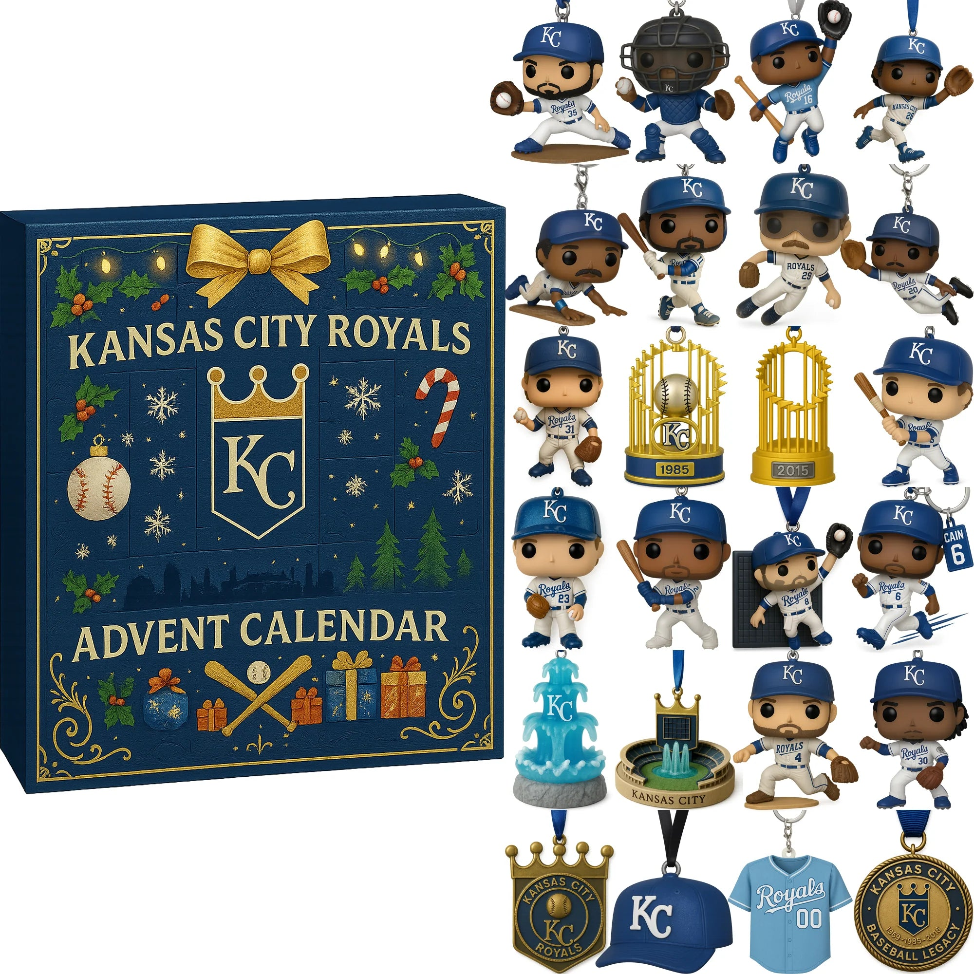 Buildercar - Kansas City Royals Advent Calendar 2025 56TH ANNIVERSARY -2D Acrylic