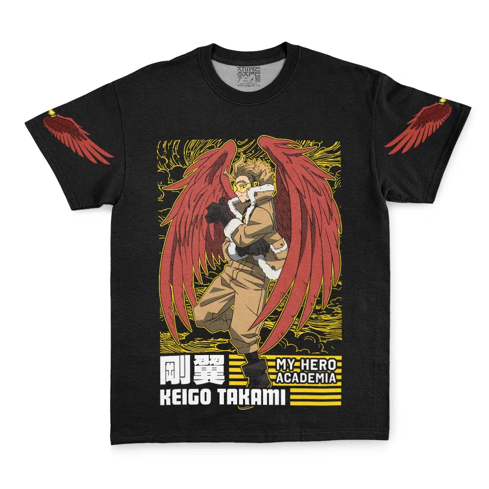 Buildercar - Keigo Takami Fierce Wings My Hero Academia Streetwear T-Shirt