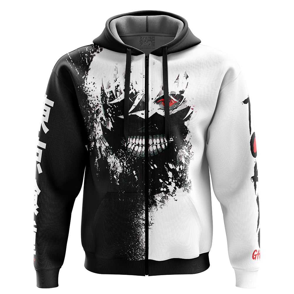 Buildercar - Ken Kaneki Tokyo Ghoul Zip Hoodie Jacket