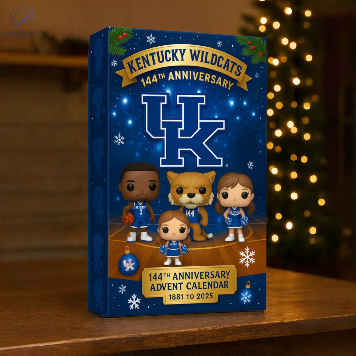 Buildercar - Kentucky Wildcats 144th Anniversary 2025 Advent Calendar -2D Acrylic