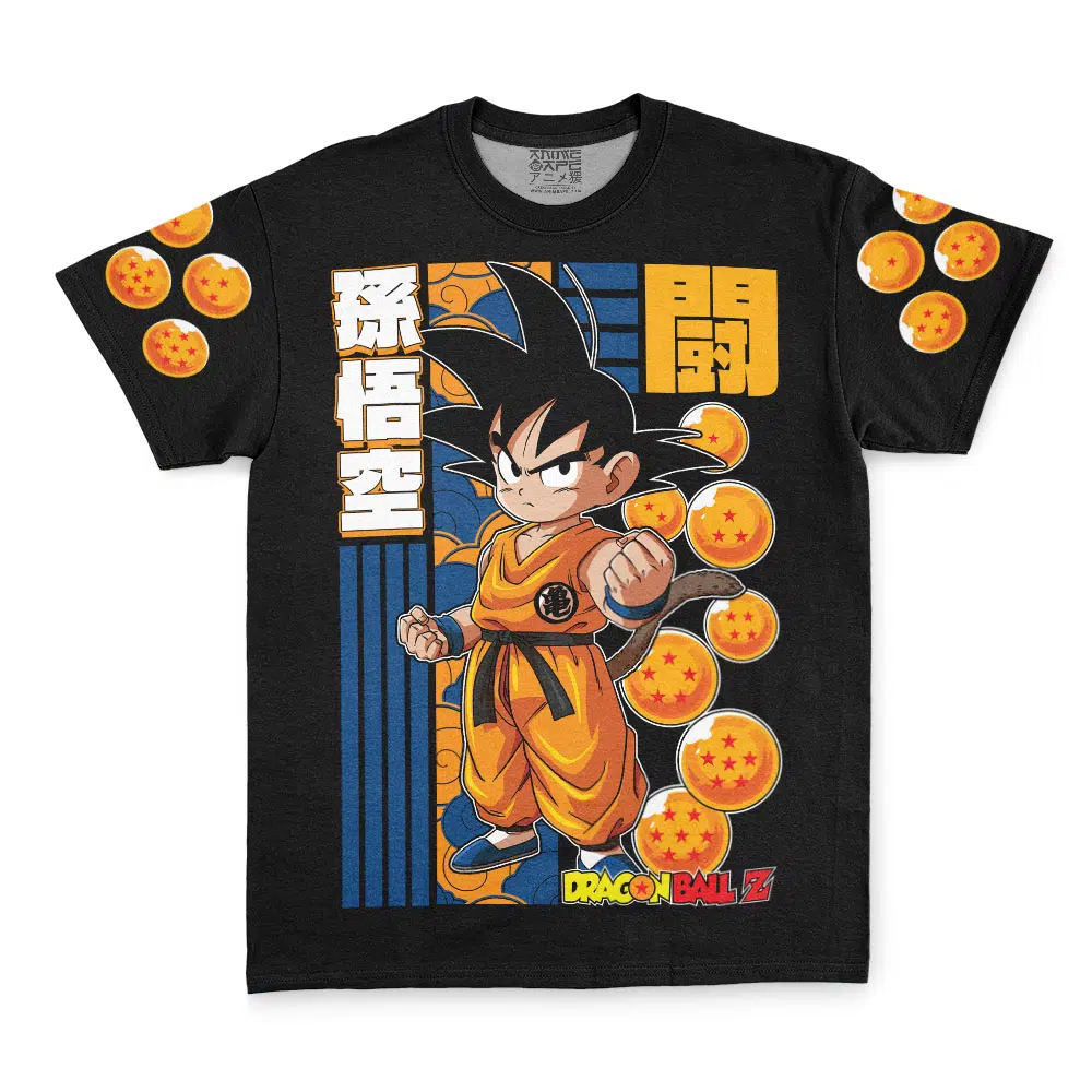 Buildercar - Kid Goku Fight DBZ Streetwear T-Shirt