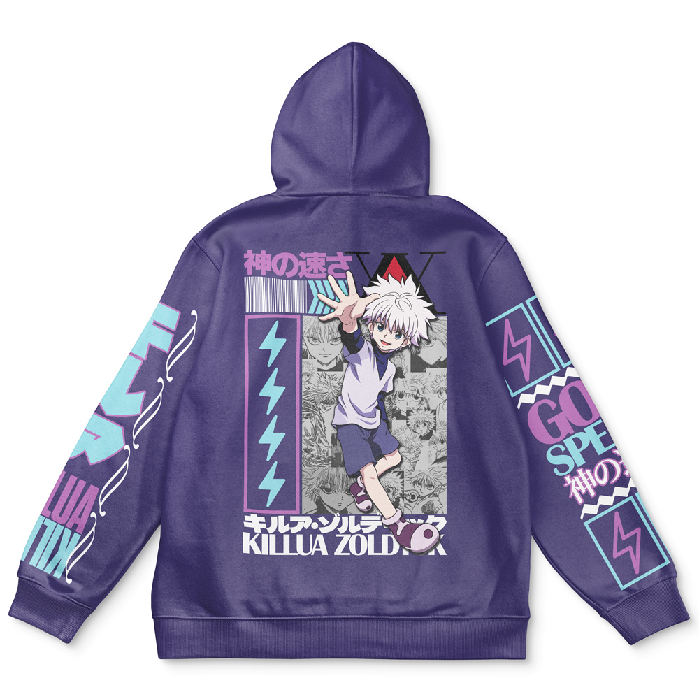 Buildercar - Killua Zoldyck V2 Hunter x Hunter Streetwear Hoodie