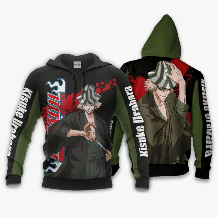 Buildercar - Kisuke Urahara Anime Manga Bleach For Men And Women 3d Hoodie
