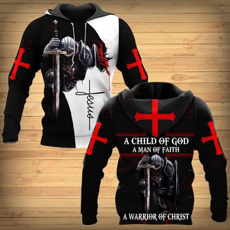 Buildercar - Knight God Jesus For Men For Women All Over Printing 3d Hoodie