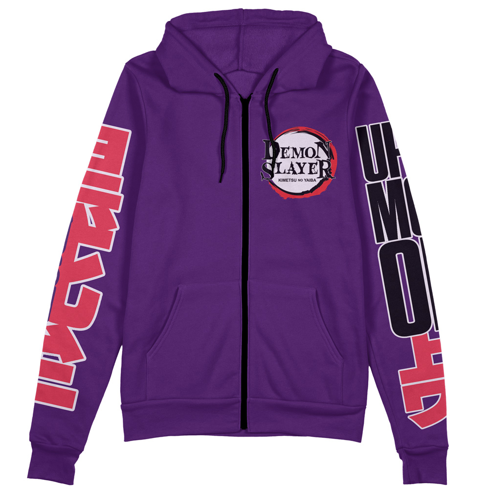 Buildercar - Kokushibo V2 Demon Slayer Streetwear Zip Hoodie Jacket - Image 2