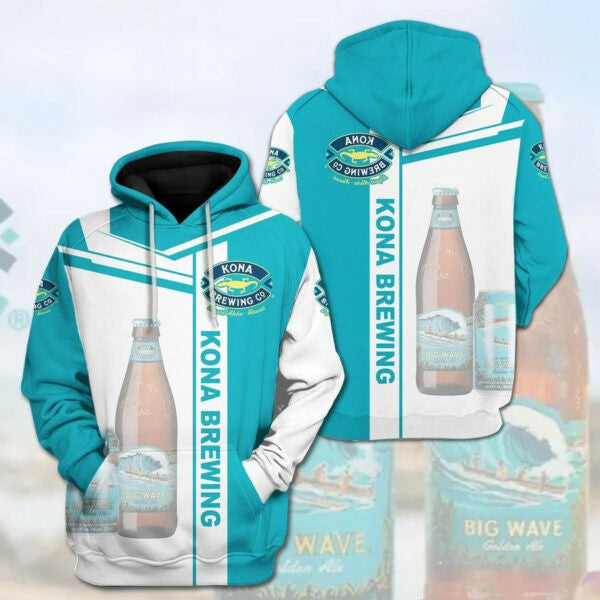 Buildercar - Kona Brewing Big Wave Beer 3d All Over Print Hoodie 364 1650